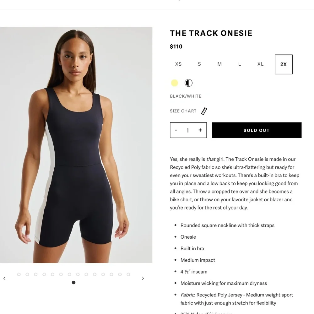 Year of ours track onesie - Picture 1 of 2
